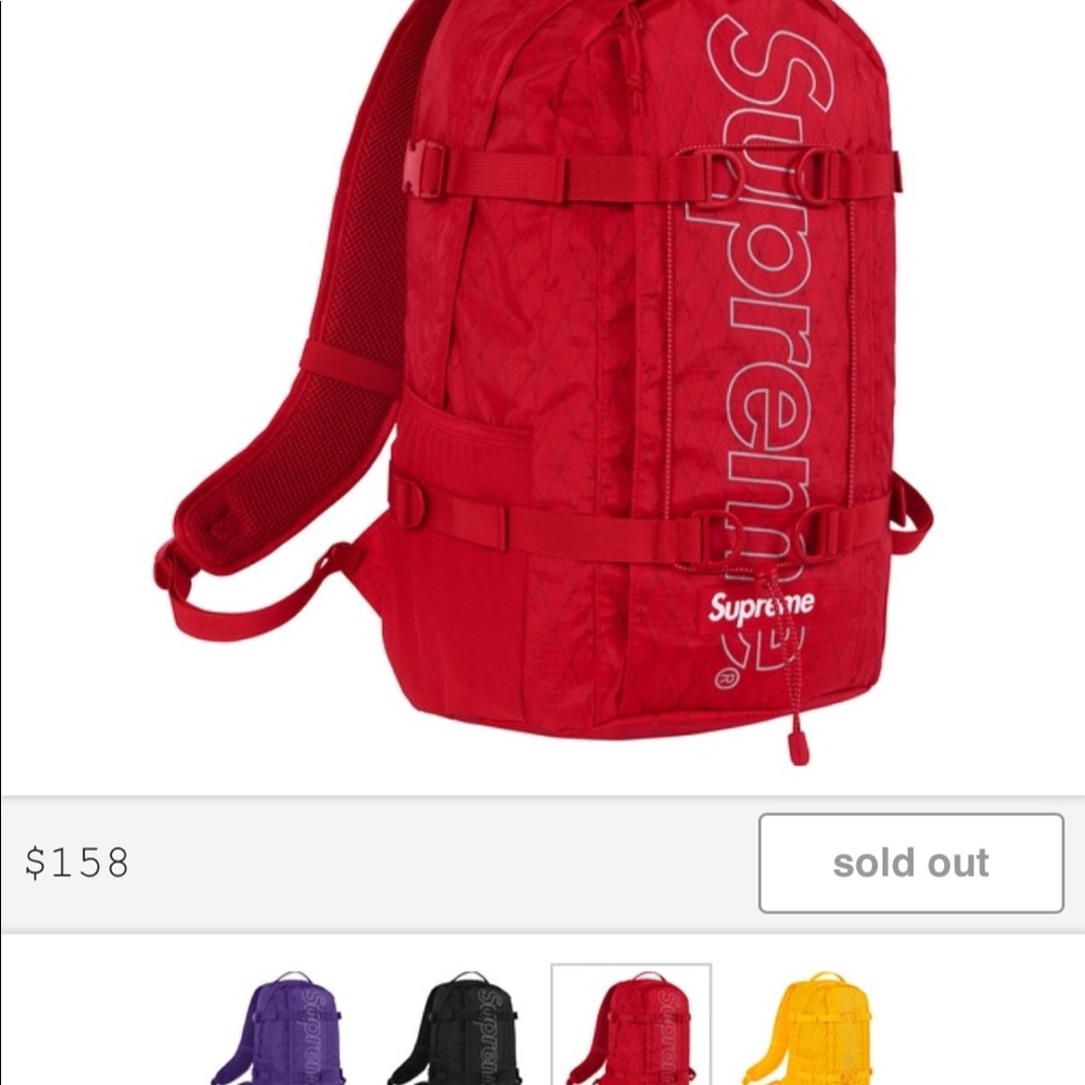F/W18 Supreme backpack